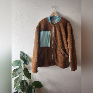✨️SOLD✨️Free People Bomber Sherpa Rivington Fleece